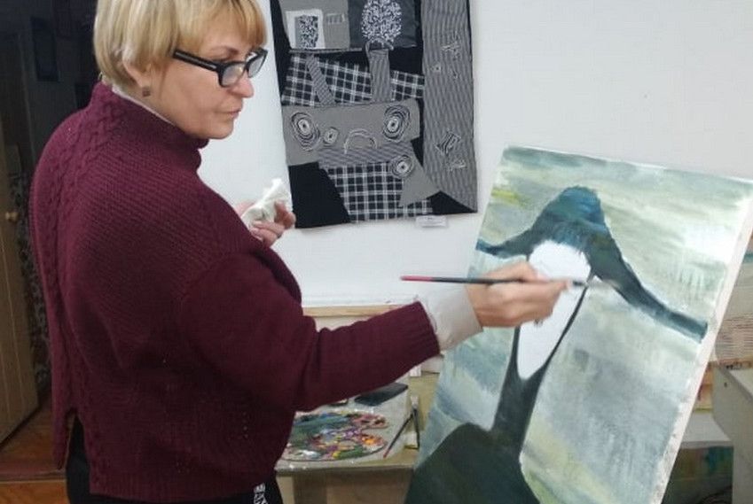 Новини Вінниці - фото з Наймістичніша картина сучасності. Роботу Світлани Телець «Жінка дощу» замовив  письменник із США