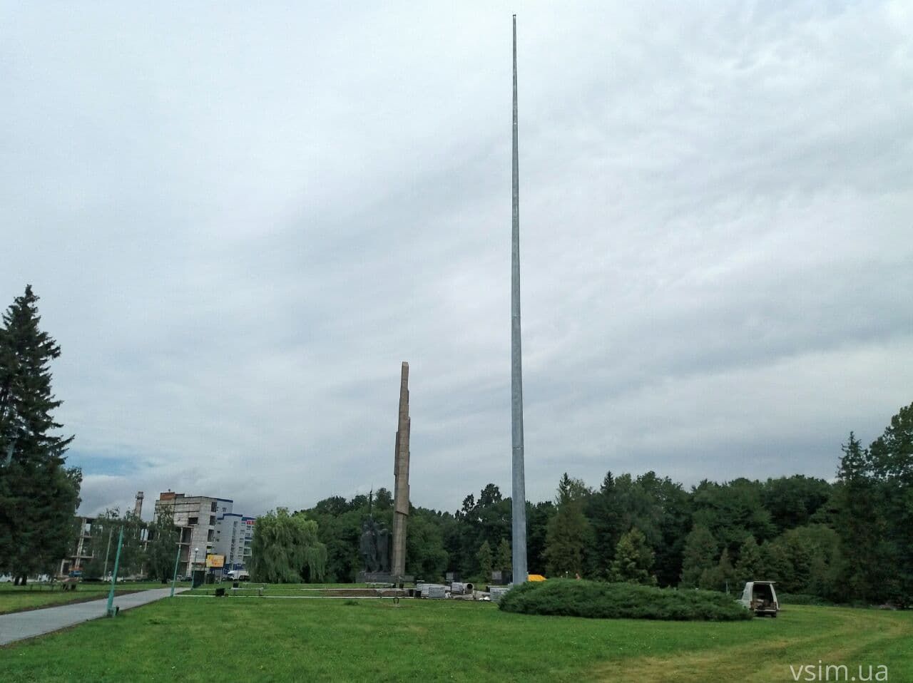 Новини Хмельницького - фото з “Прапор за 5 мільйонів” у Хмельницькому: що вже зробили (ФОТО)