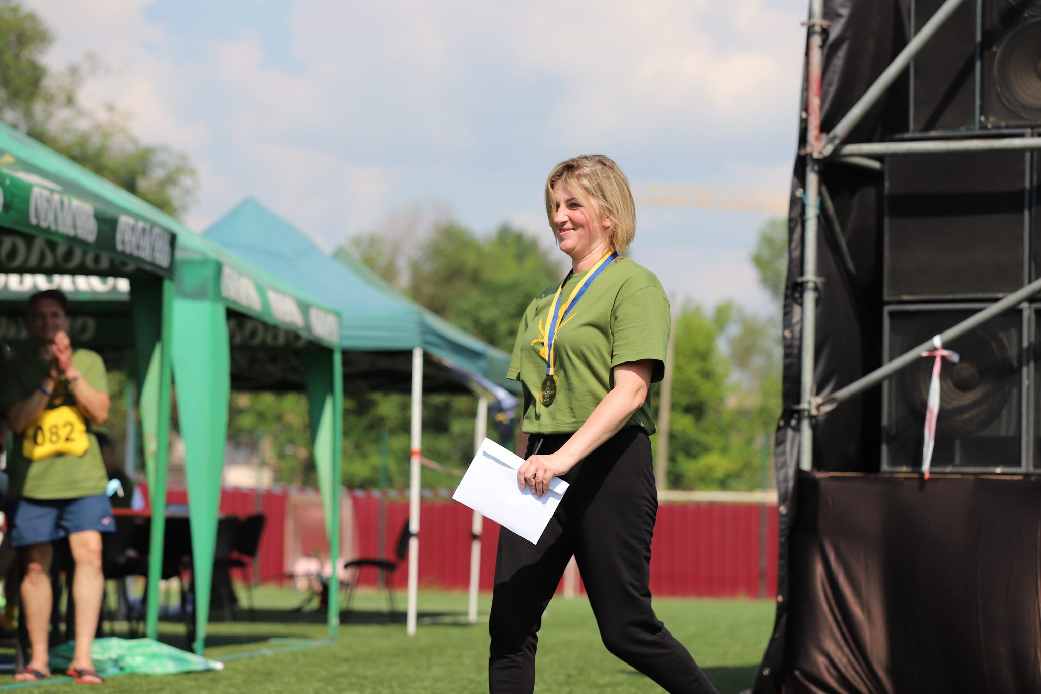 Новини Вінниці - фото з Ярослава Мазур  з Козятина поїде в Америку на «Ігри Воїнів». Незвичайна історія двох жінок з «Айдару»