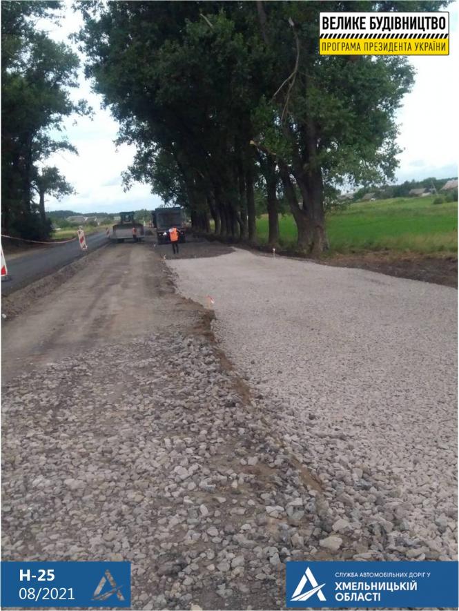 Новини Хмельницького - фото з Ремонт дороги Н-25 на Хмельниччині: які роботи виконують і що в планах