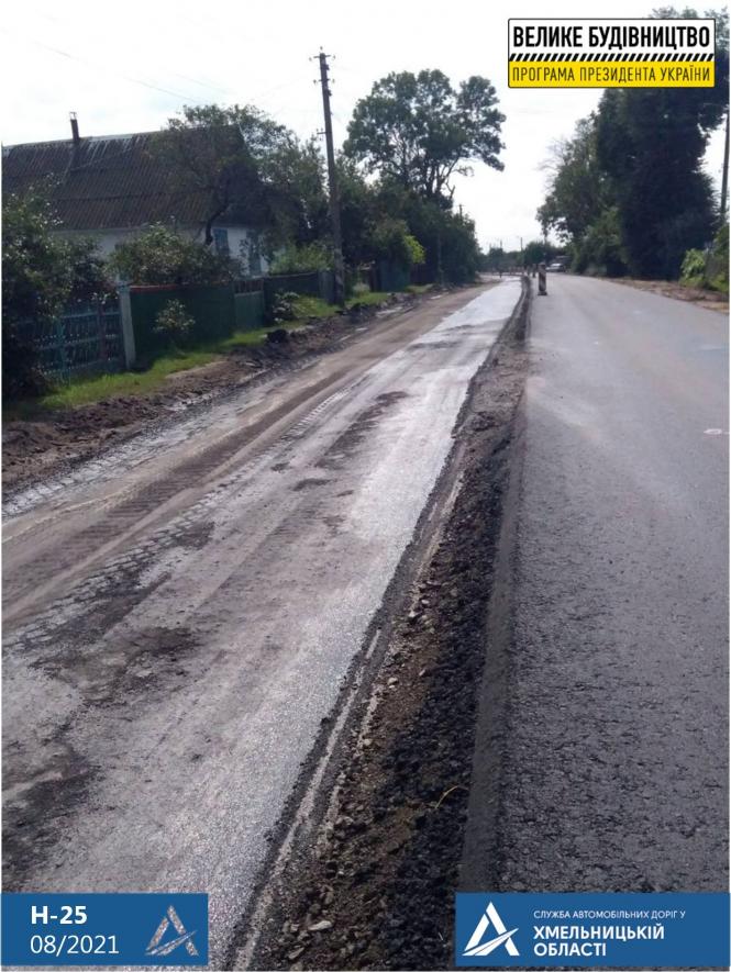 Новини Хмельницького - фото з Ремонт дороги Н-25 на Хмельниччині: які роботи виконують і що в планах