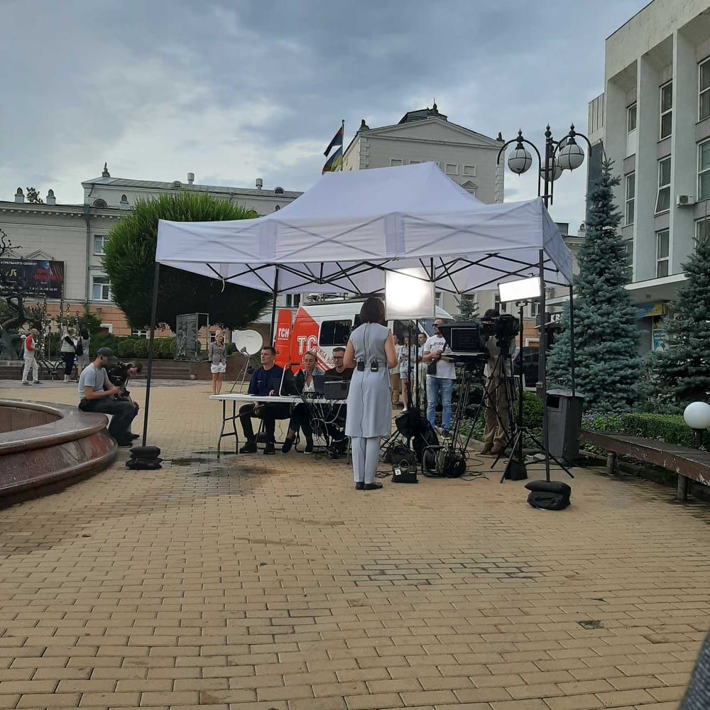 Новини Вінниці - фото з Наталія Мосейчук бачила вежу, собор і фонтани. Як ТСН презентував Вінницю до Дня незалежності