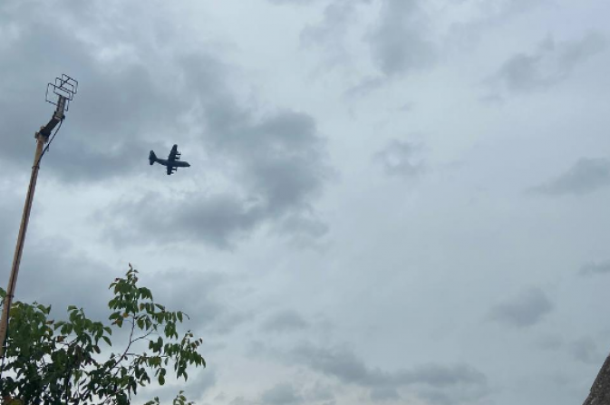 Новини Вінниці - фото з ФОТО ДНЯ: біля Вінниці кружляв американський військовий літак Lockheed MC-130