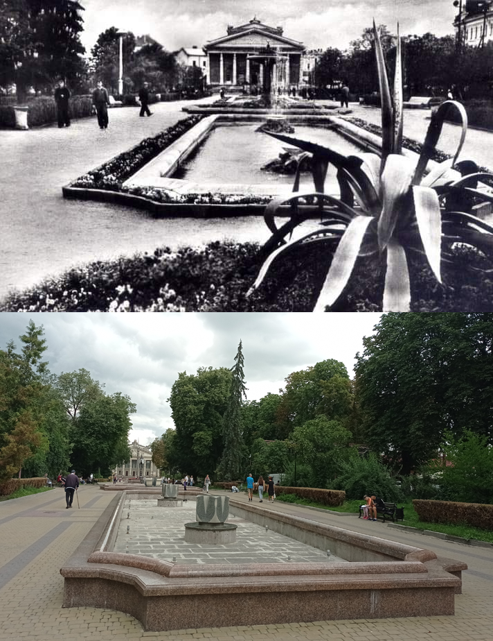 Новини Тернополя - фото з Грибочок, Лебеді та «Володя Ульянов»: що лишилось від відомих фонтанів Тернополя. Ми відтворили старі фото