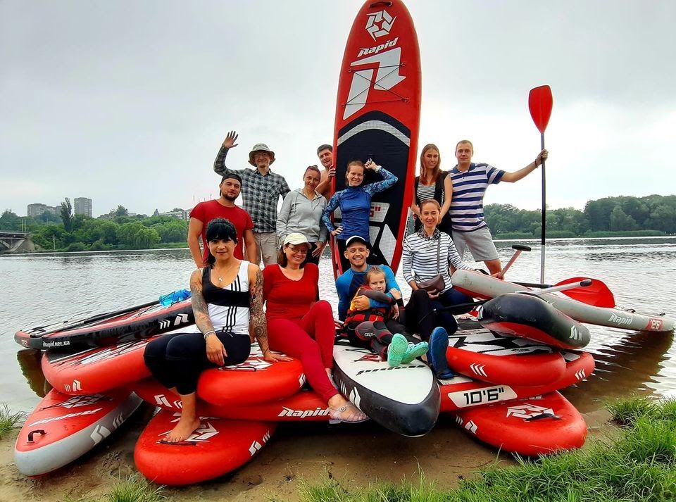 Новини Вінниці - фото з Вінницький клуб сапсерфінгу заснував переселенець за підтримки олімпійської чемпіонки
