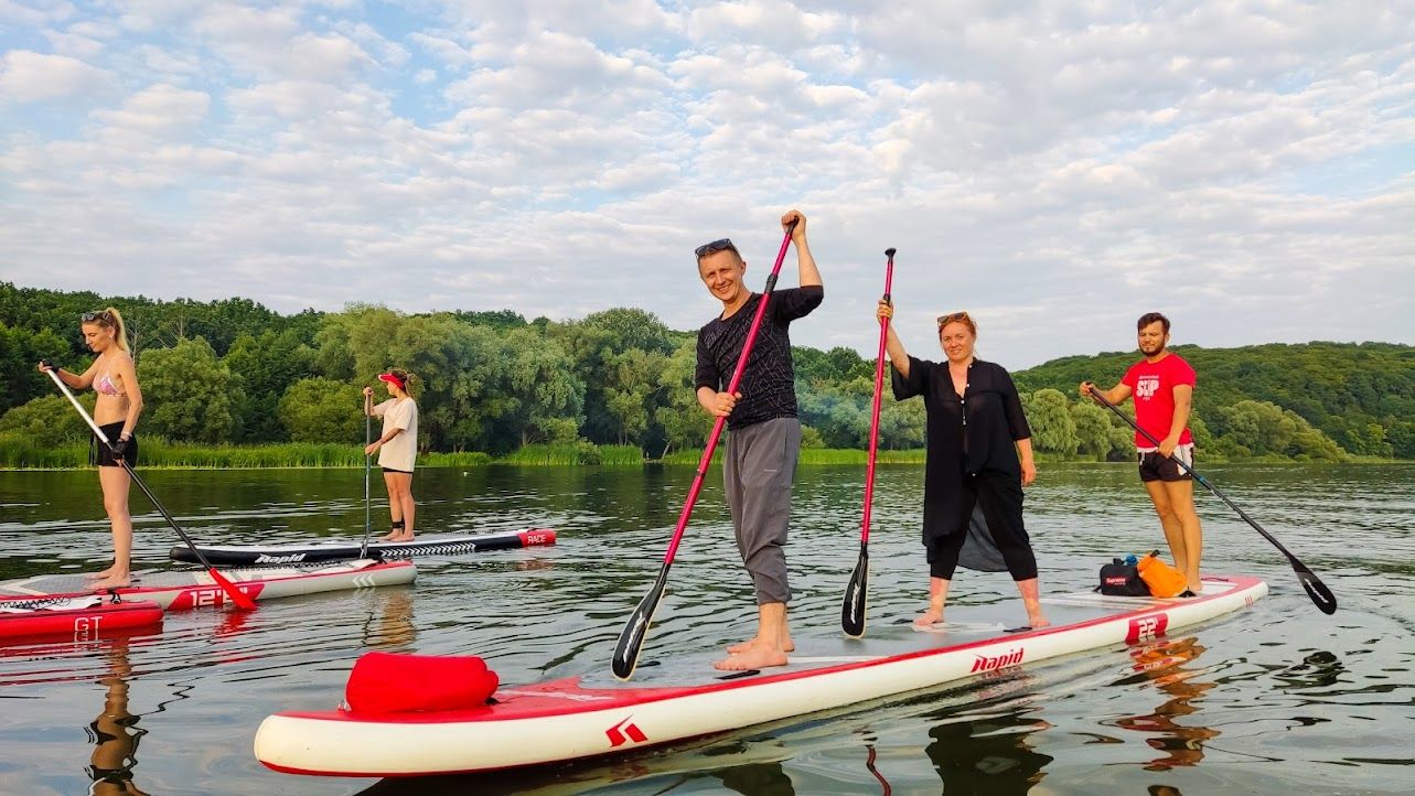 Новини Вінниці - фото з Вінницький клуб сапсерфінгу заснував переселенець за підтримки олімпійської чемпіонки