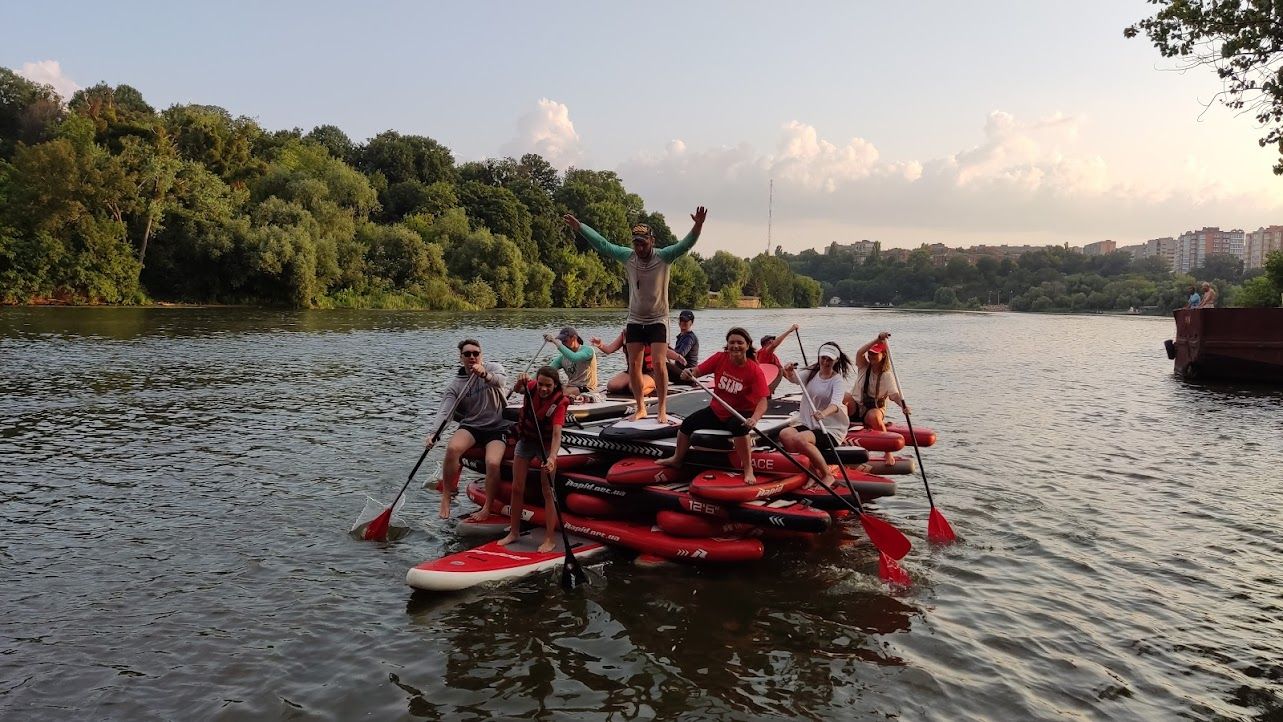 Новини Вінниці - фото з Вінницький клуб сапсерфінгу заснував переселенець за підтримки олімпійської чемпіонки