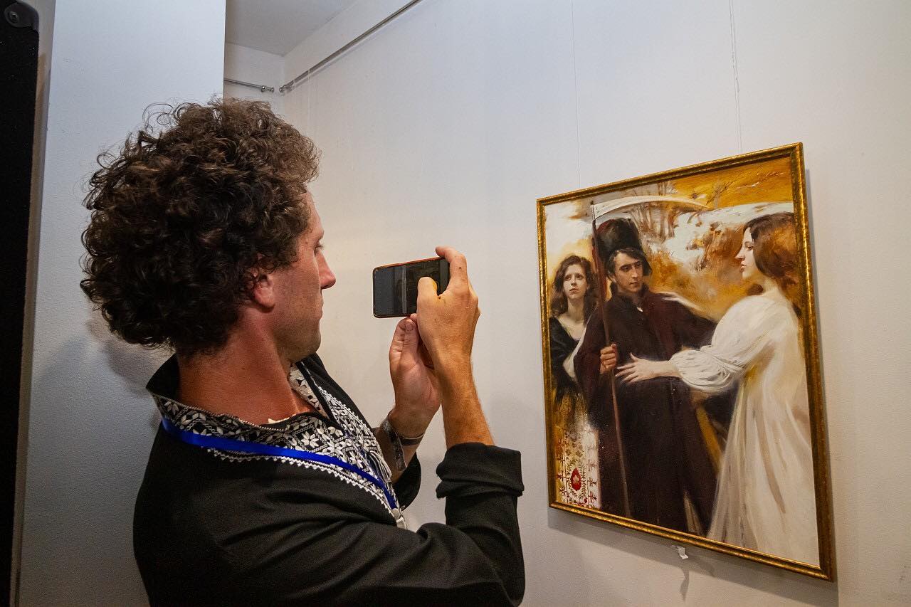 Новини Вінниці - фото з Одеситка малює Поділля: у Вінниці відкрилася виставка художниці Катерини Білетіної