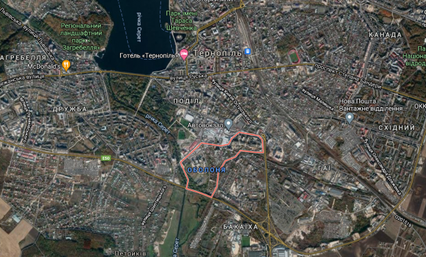 Новини Тернополя - фото з Як змінилися мікрорайони Тернополя за 37 років: вигляд з космосу. Унікальні кадри