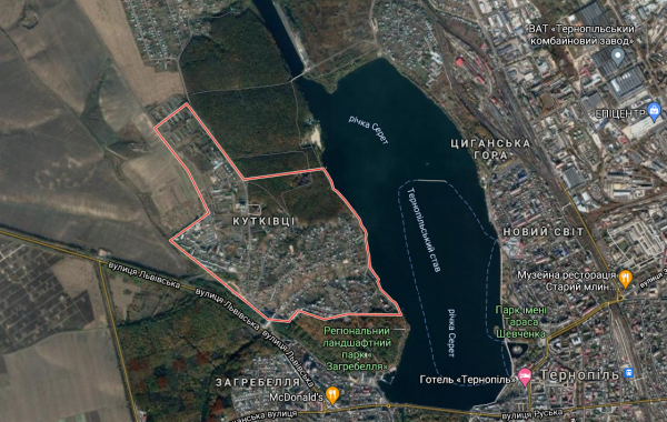 Новини Тернополя - фото з Як змінилися мікрорайони Тернополя за 37 років: вигляд з космосу. Унікальні кадри