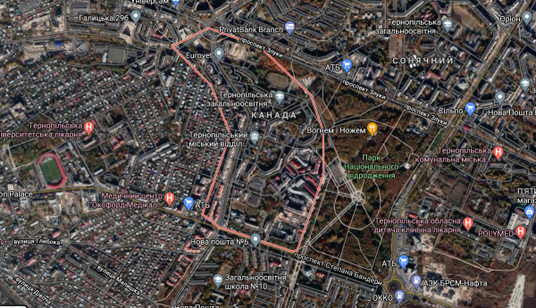 Новини Тернополя - фото з Як змінилися мікрорайони Тернополя за 37 років: вигляд з космосу. Унікальні кадри