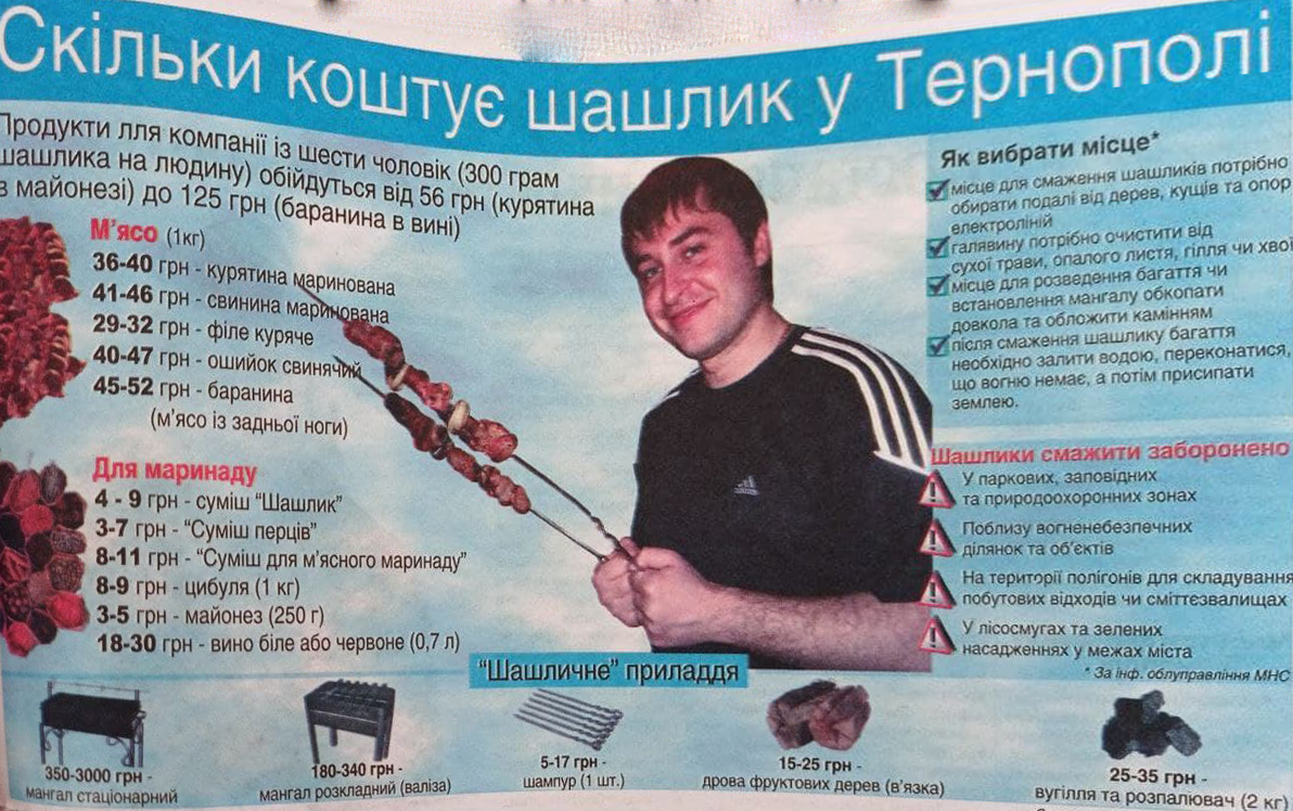 Новини Тернополя - фото з Зібрались на шашлики? Ми порахували, у скільки це обійдеться та як змінились ціни за 10 років