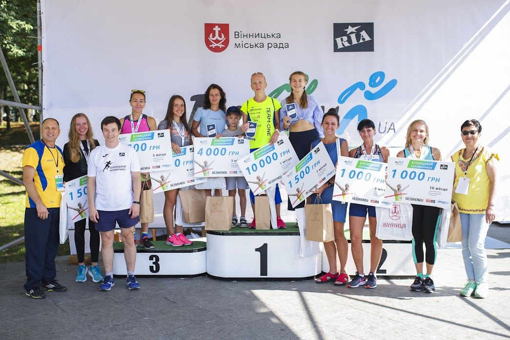 Новини Вінниці - фото з Кращі серед кращих. Хто став лідером Вінницького Напівмарафону-2021 на кожній дистанції