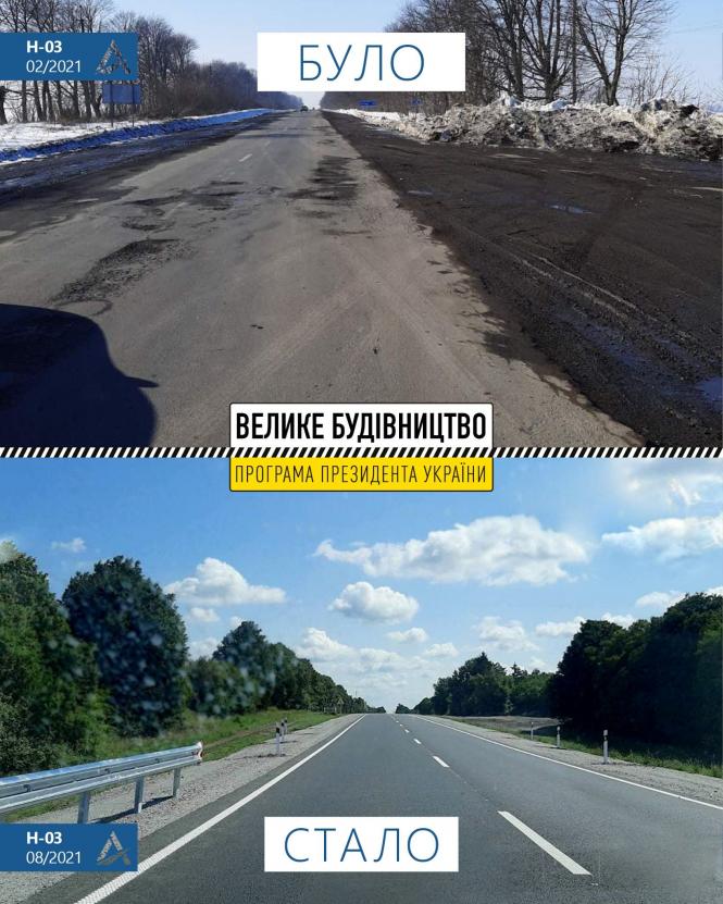 Новини Хмельницького - фото з На Хмельниччині завершили ремонт ділянки Н-03: що зробили і як виглядає