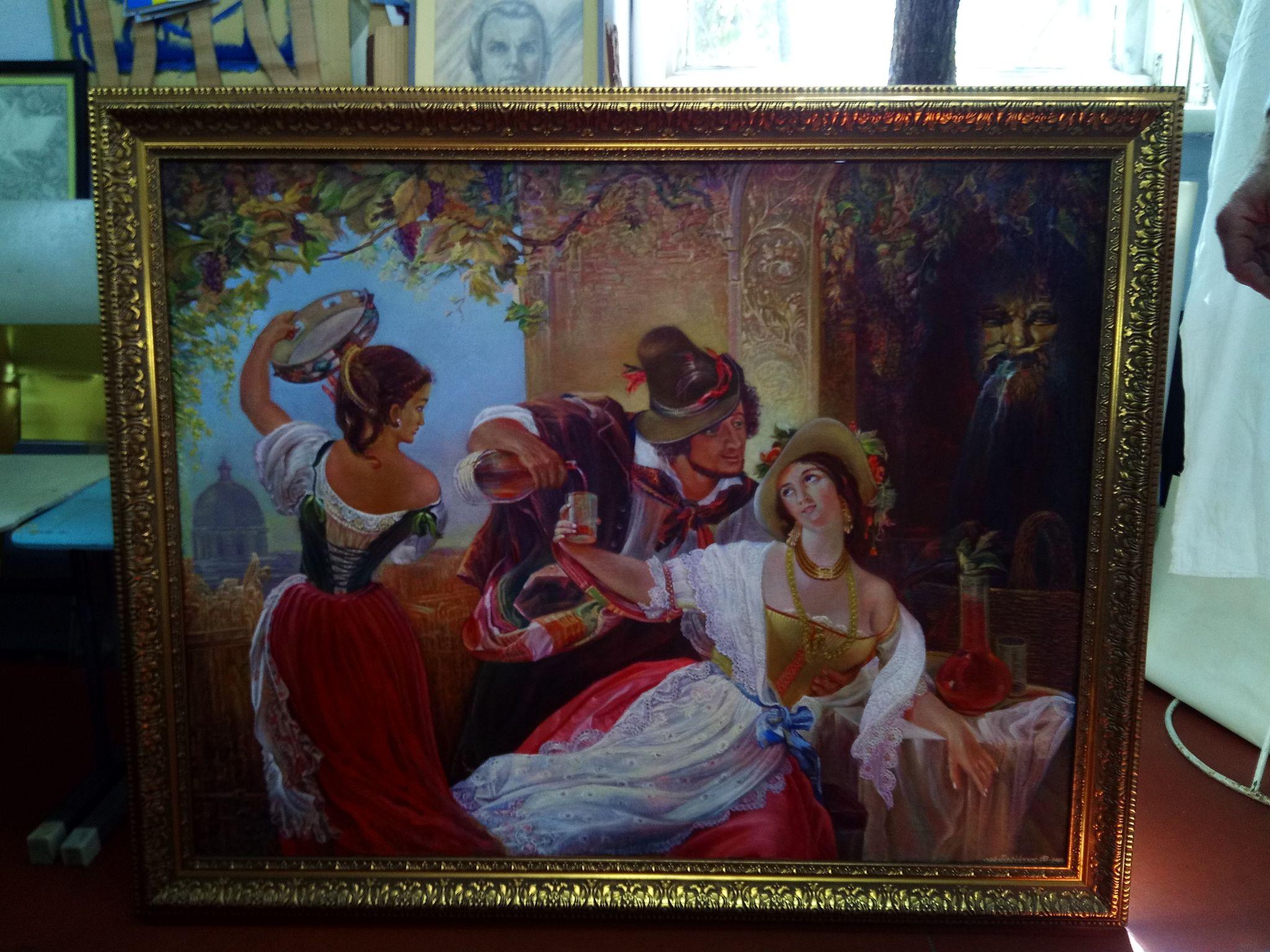 Новини Козятина - фото з Козятинчанин створює картини з битого скла в унікальній техніці