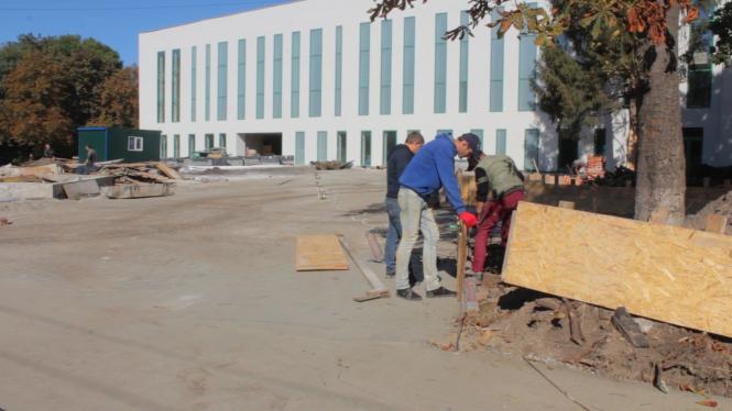 Новини Вінниці - фото з «СКА» готовий на 92%. Репортаж з будівлі, в якій завершують реконструкцію