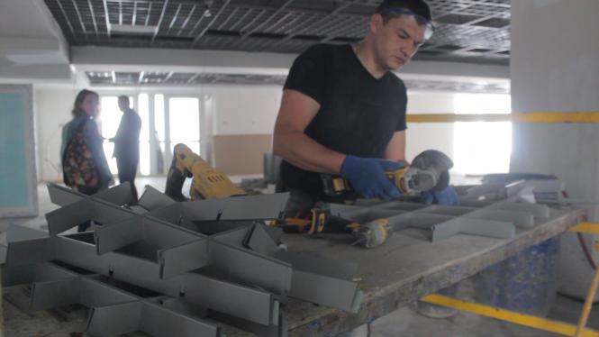 Новини Вінниці - фото з «СКА» готовий на 92%. Репортаж з будівлі, в якій завершують реконструкцію