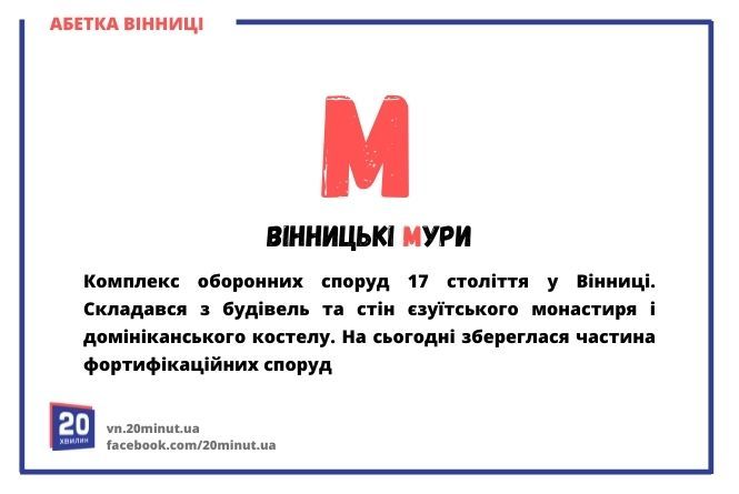 Новини Вінниці - фото з Абетка Вінниці. Ми розставили по буквах алфавіту визначних людей та місця