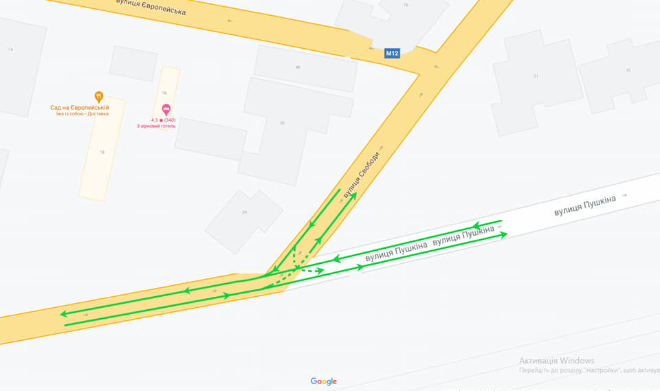 На зображенні може бути: карта