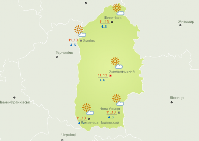 Новини Хмельницького - фото з З дощами чи “бабиним літом”: якою буде погода у Хмельницькому наступного тижня
