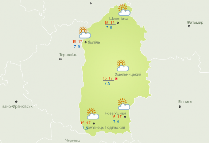 Новини Хмельницького - фото з З дощами чи “бабиним літом”: якою буде погода у Хмельницькому наступного тижня