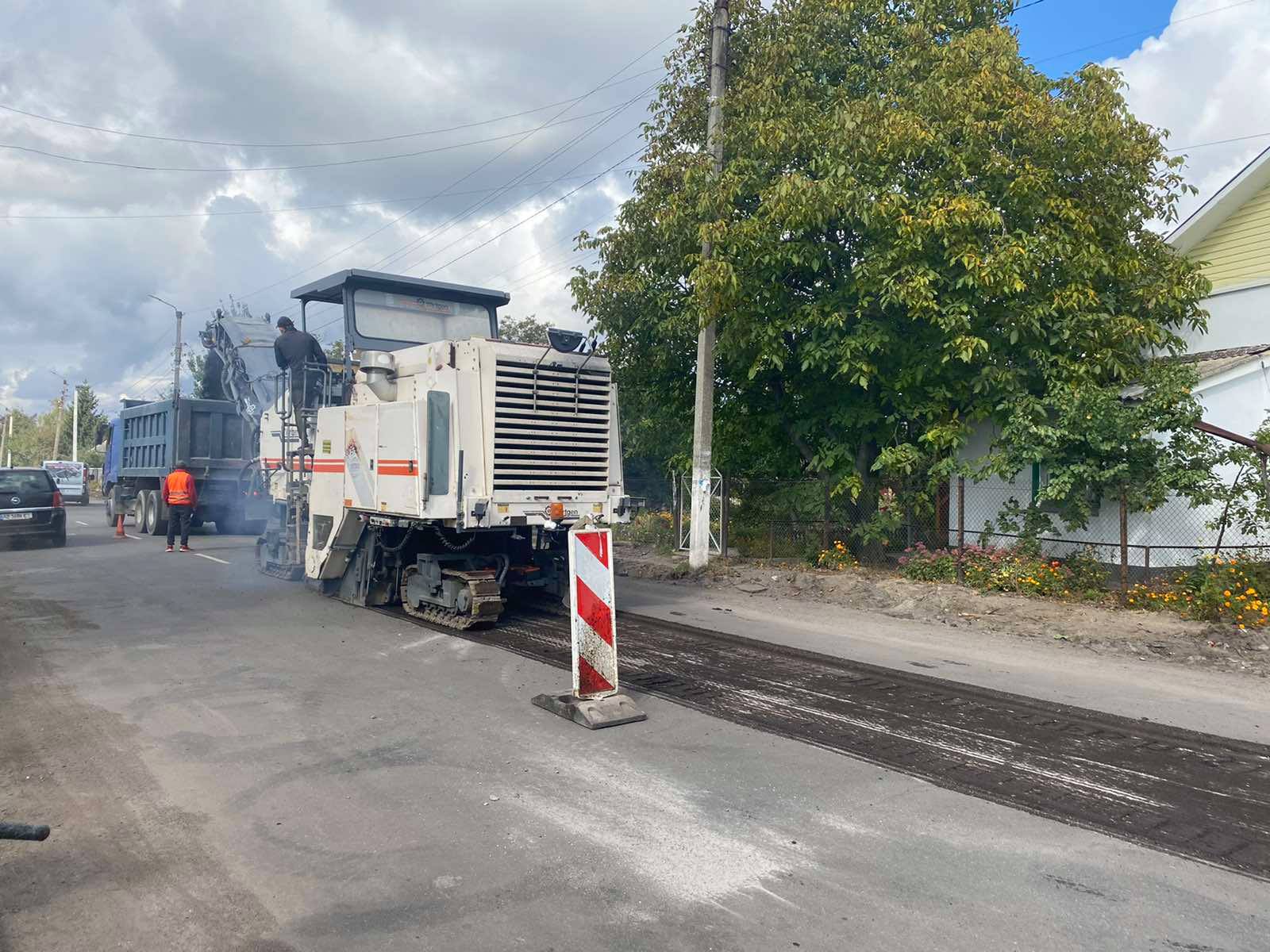 Новини Козятина - фото з Фото-відео дня: як на Куликівського ремонтують дорогу