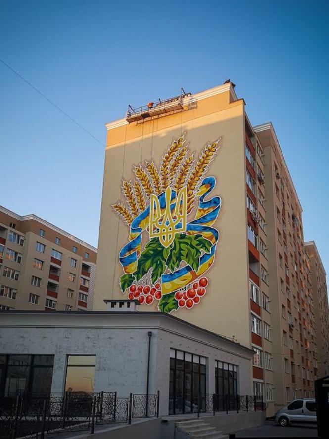 Новини Хмельницького - фото з У Хмельницькому з'явився новий мурал. Як він виглядає