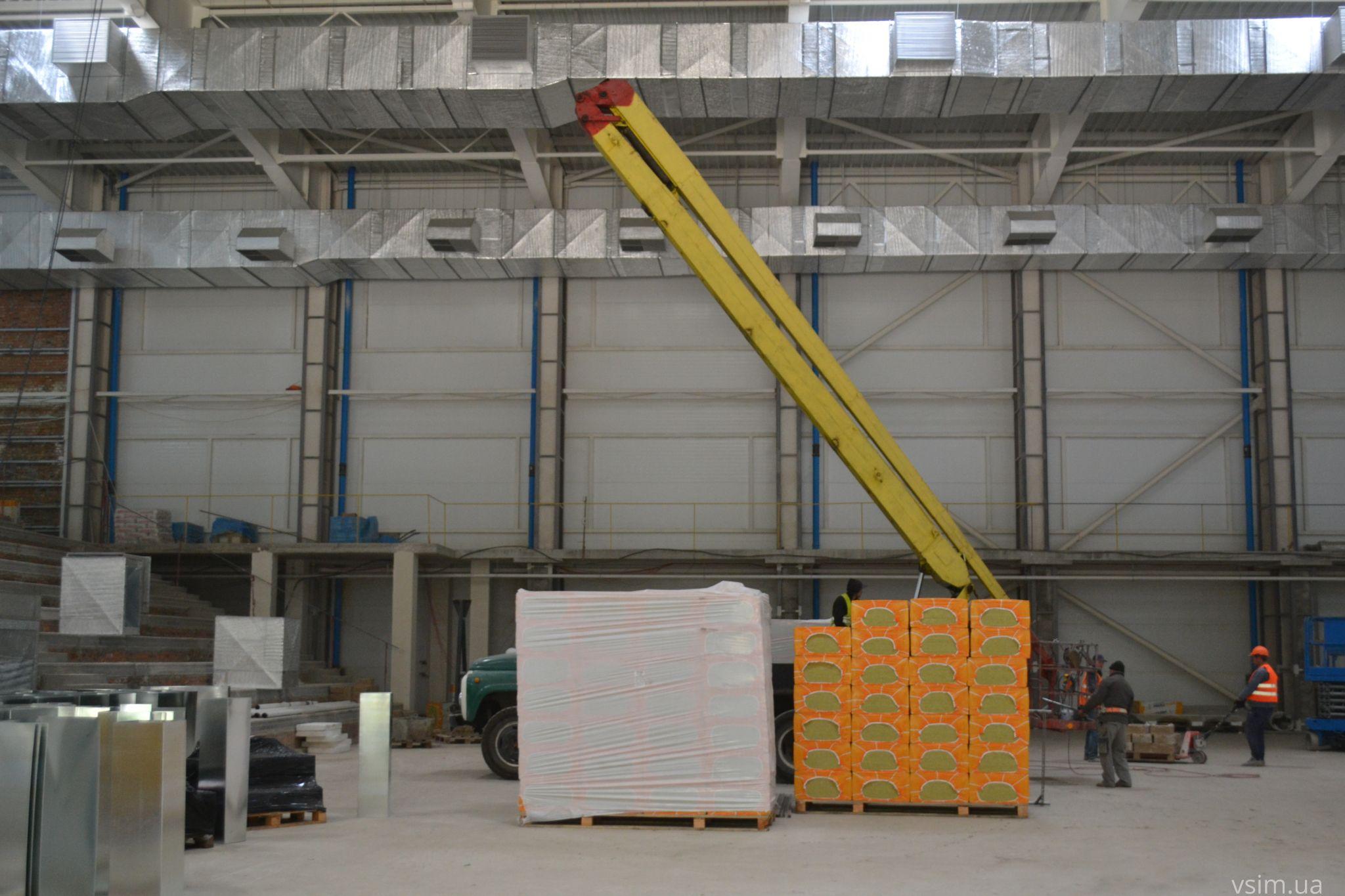 Новини Хмельницького - фото з Симчишин розповів, коли планують відкривати Палац спорту (ФОТО, ВІДЕО)