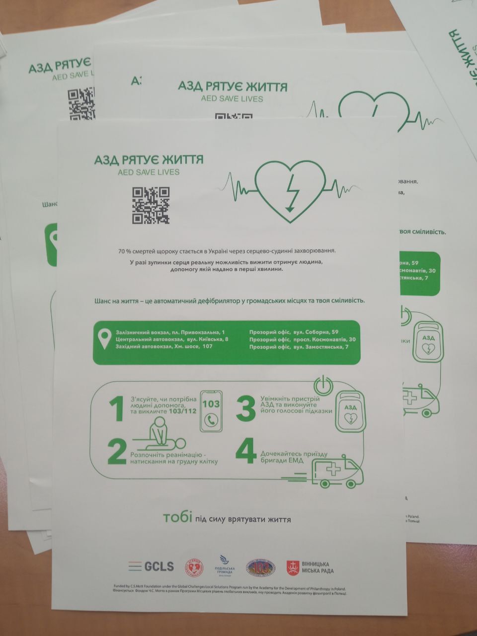 Новини Вінниці - фото з «Тобі під силу врятувати життя». Де у Вінниці встановлять автоматичні дефібрилятори