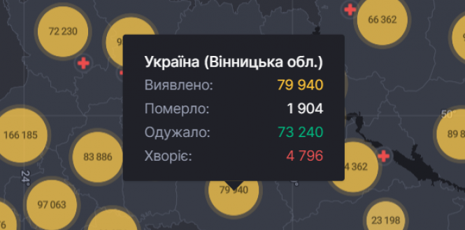 Новини Вінниці - фото з Стрімкий ріст: в Україні понад 22 тисячі нових COVID-випадків та 546 смертей
