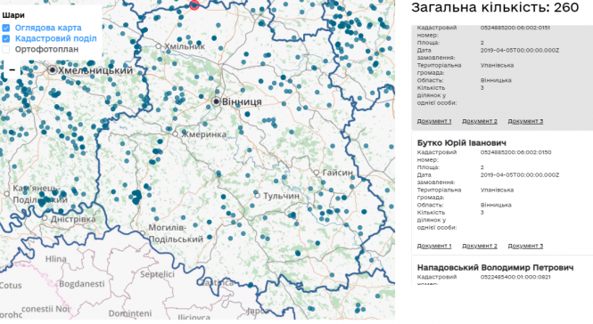 Новини Вінниці - фото з По 2 га землі в кількох регіонах. Мапу з порушниками склали в мінагрополітики, чи є там вінничани?