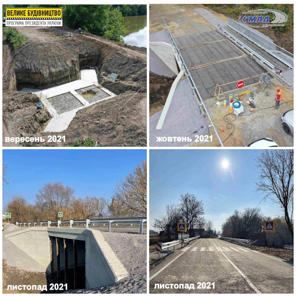 Новини Вінниці - фото з За програмою Президента України «ВелБуд» відремонтовано міст у с. Торчин Хмільницького району  (Пресслужба ДП СМАД)