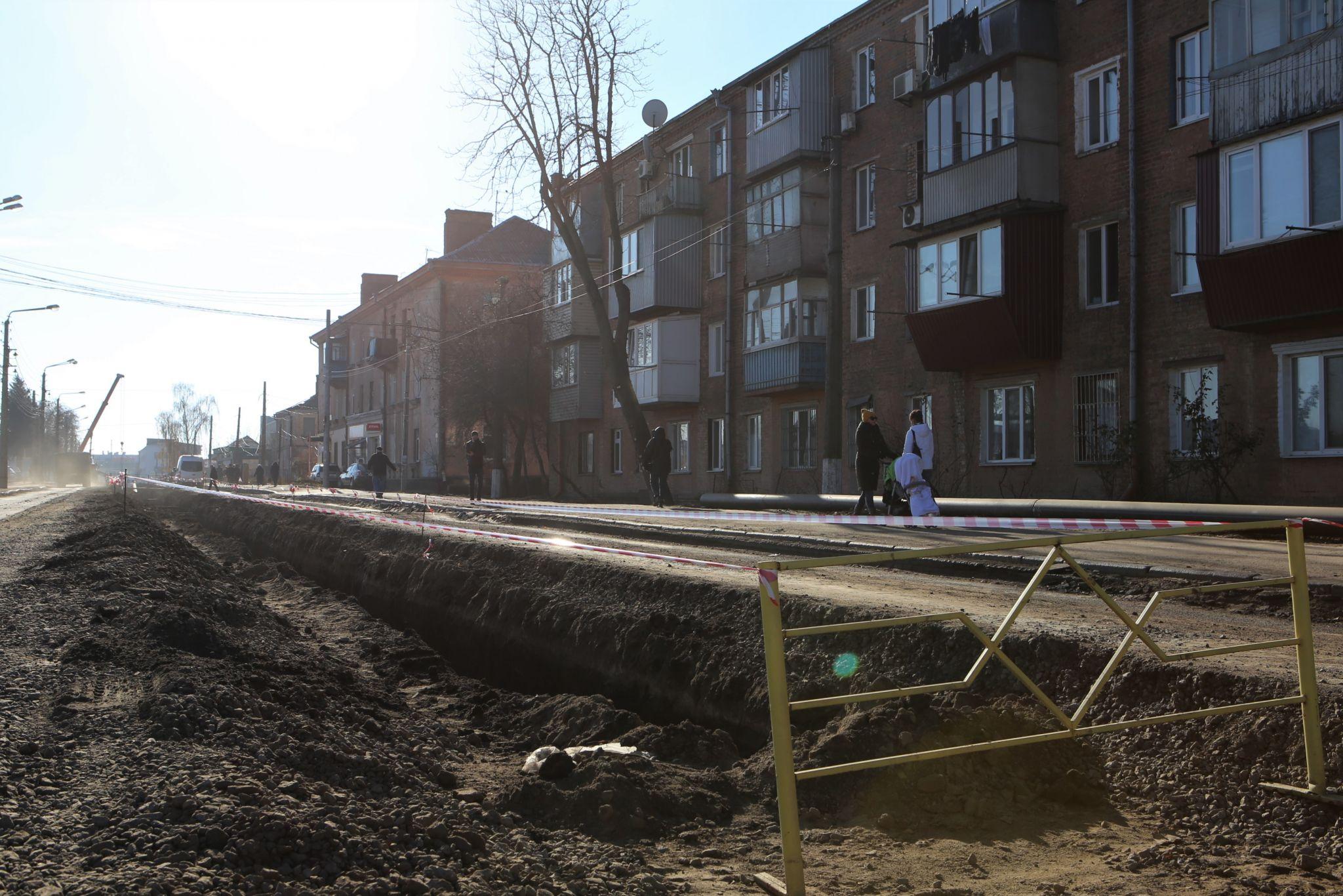 Новини Вінниці - фото з Демонтували колії та вирили котлован. Як за два тижні реконструкції змінилася Батозька