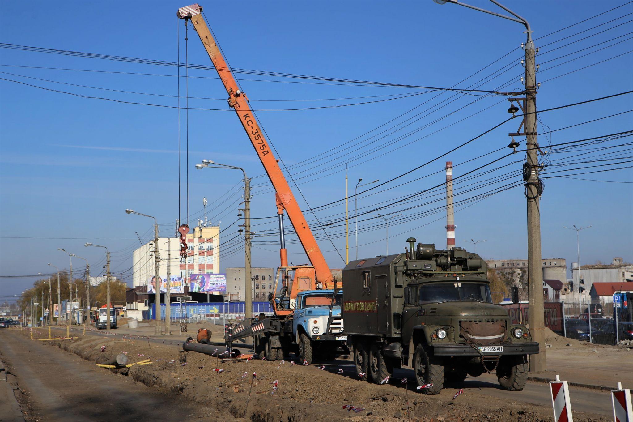 Новини Вінниці - фото з Демонтували колії та вирили котлован. Як за два тижні реконструкції змінилася Батозька