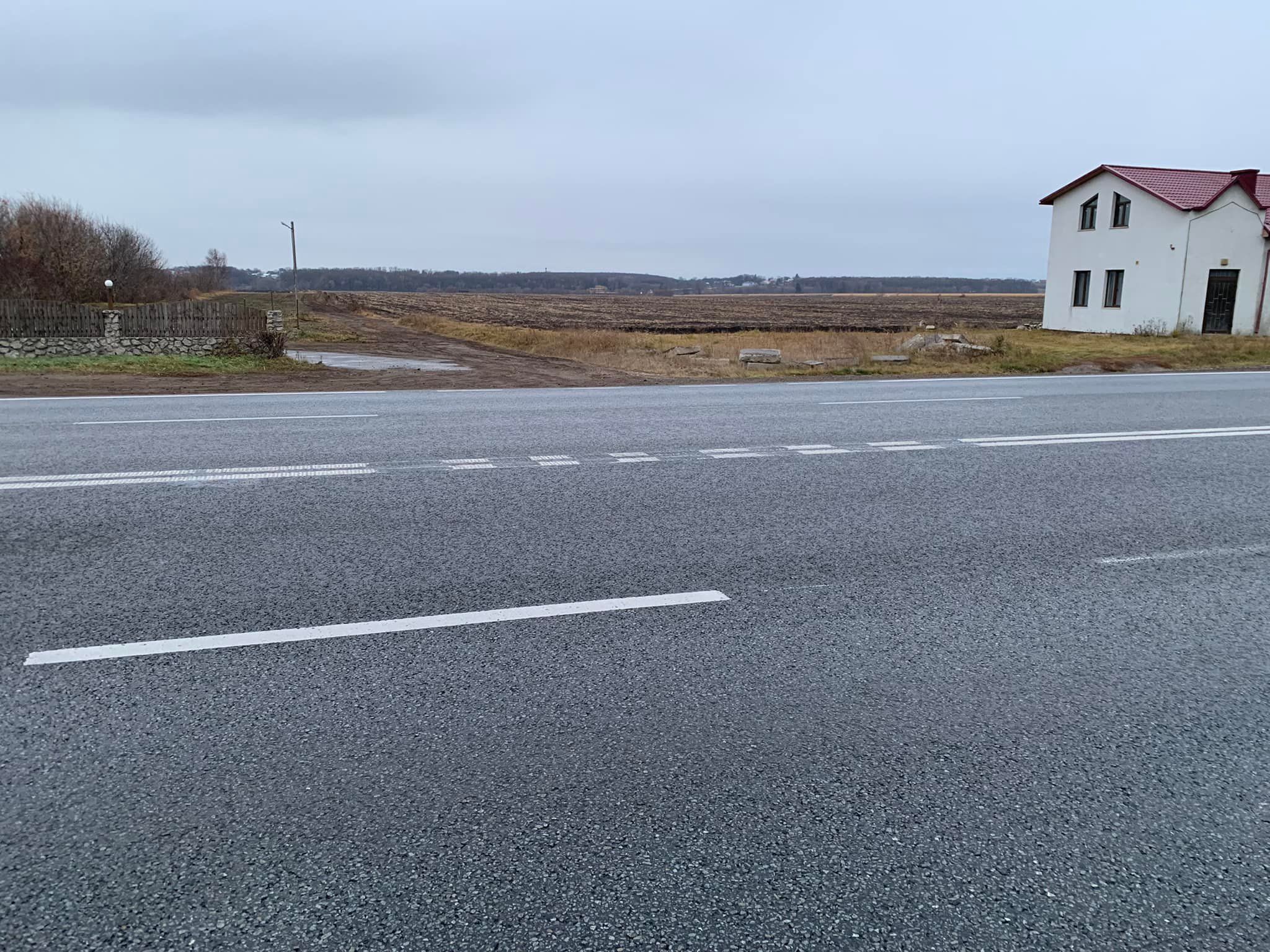 Новини Тернополя - фото з У Смиківцях, де сталася смертельна аварія, зафіксували зміну дорожньої розмітки