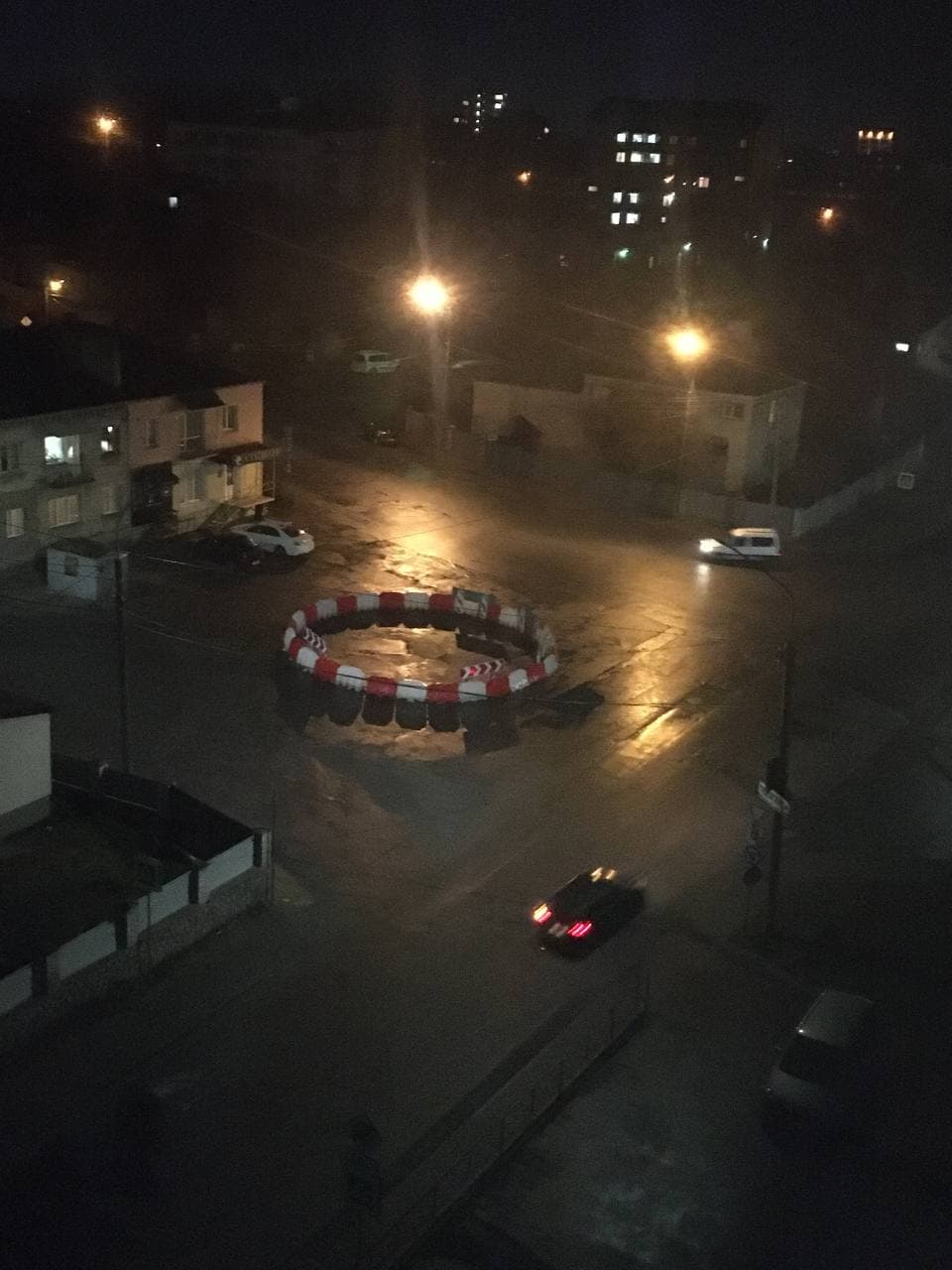 Новини Тернополя - фото з Тернопіль збагатів на одне кільце: до чого вдаються служби, аби навчити водіїв правильно роз'їхатись