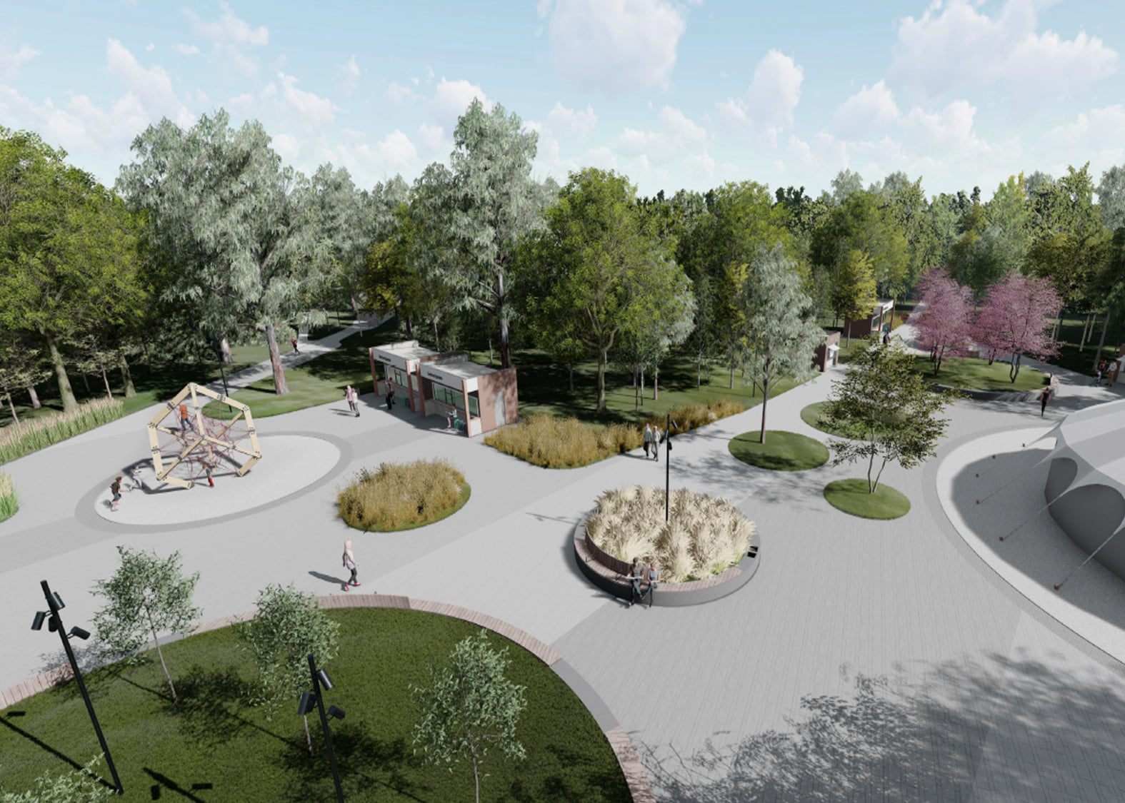 На зображенні може бути: 3 людини, дерево та на відкритому повітрі