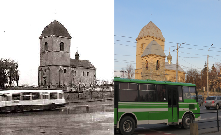 Новини Тернополя - фото з Як змінився громадський транспорт Тернополя. Ми відтворили старі фотографії з одного ракурсу