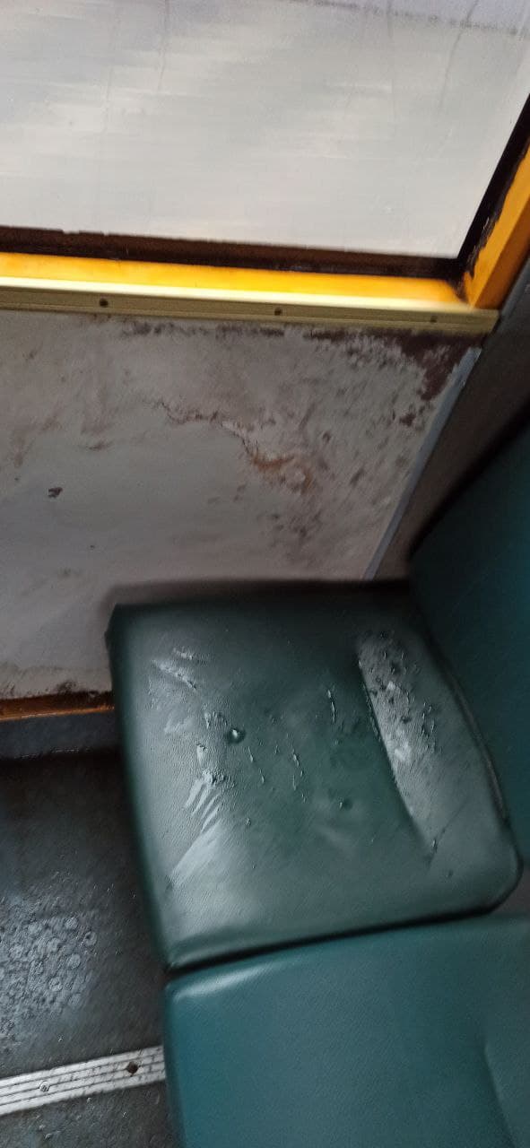 Новини Житомира - фото з Дощ у житомирській маршрутці. Фотофакт