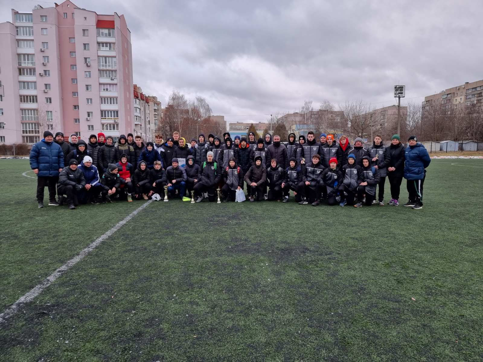 Новини Вінниці - фото з Зимовий футбол просто неба. Всеукраїнський меморіал Олега Серьогіна виграли господарі