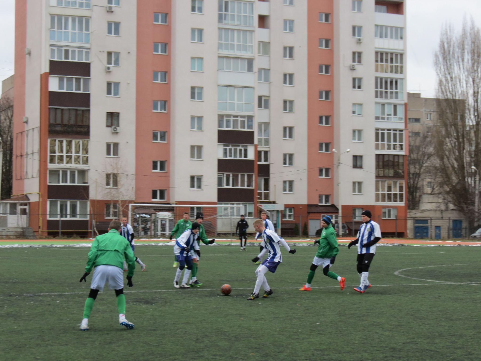 Новини Вінниці - фото з Зимовий футбол просто неба. Всеукраїнський меморіал Олега Серьогіна виграли господарі