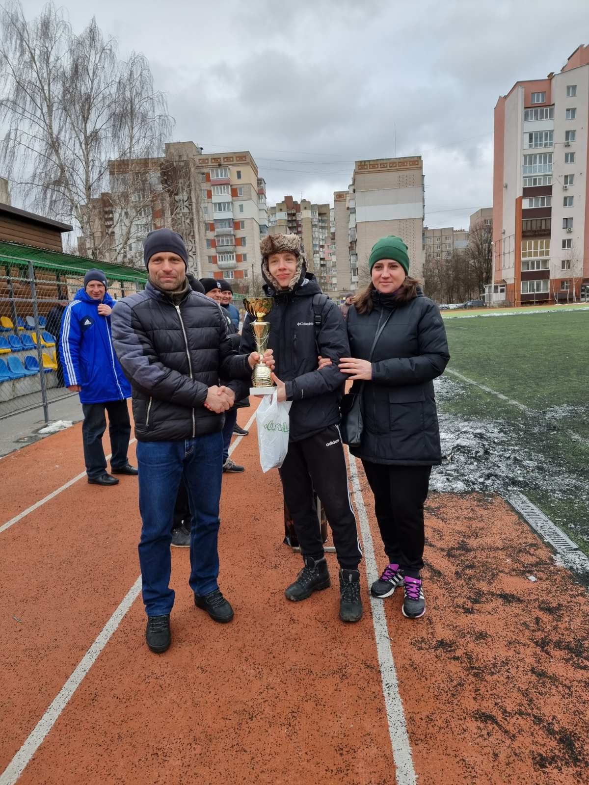 Новини Вінниці - фото з Зимовий футбол просто неба. Всеукраїнський меморіал Олега Серьогіна виграли господарі
