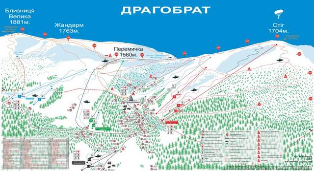 Новини Вінниці - фото з Не лише Буковель та Карпати: куди поїхати на лижі чи сноуборд в Україні Драгобрат: мапа- фото 493174