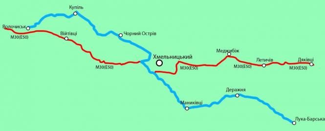 Новини Хмельницького - фото з Водіям пропонують альтернативний маршрут через Хмельниччину (КАРТА)