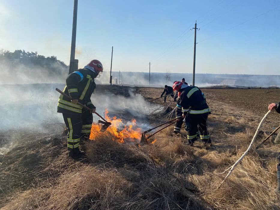 Новини Козятина - фото з Наслідки пожеж: за добу винищено більше 100 га родючого ґрунту Рятувальники просять не палили траву