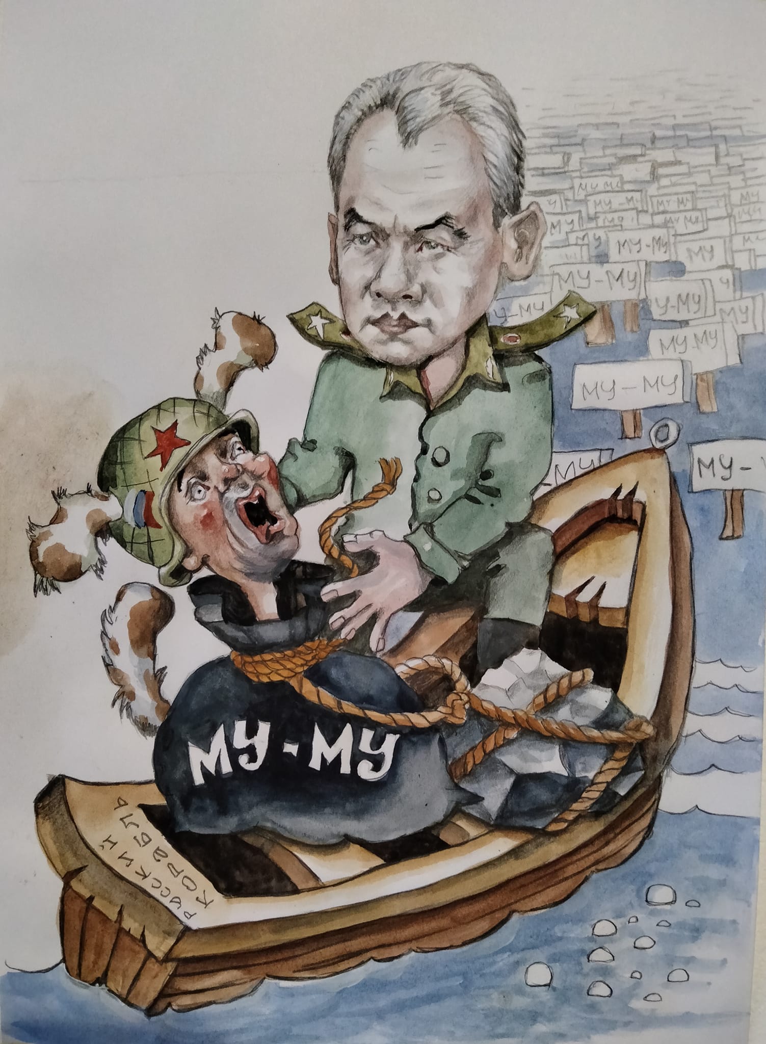 Новини Вінниці - фото з «Перемагати треба з усмішкою». Добірка карикатур від вінницького художника та історія їх створення