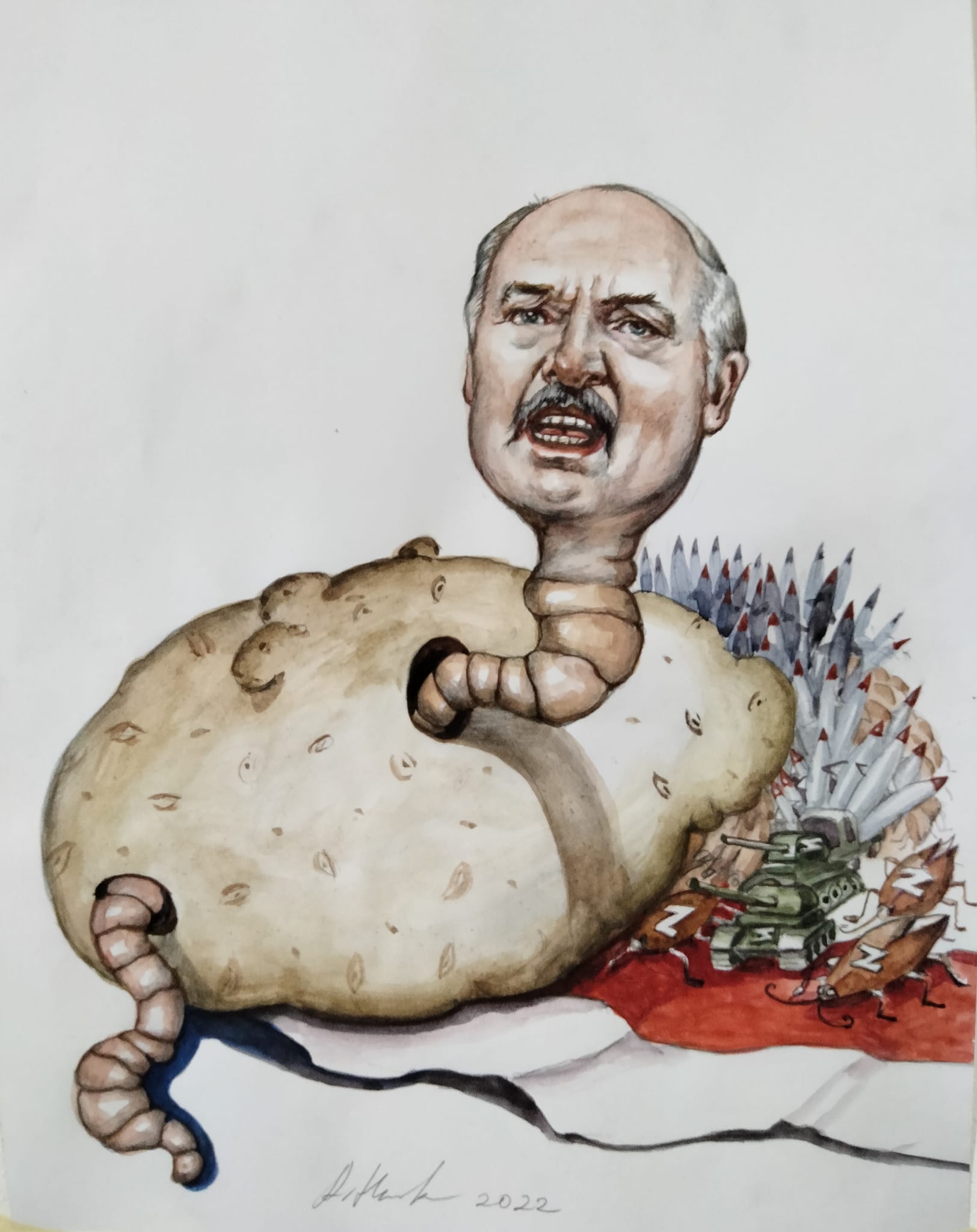 Новини Вінниці - фото з «Перемагати треба з усмішкою». Добірка карикатур від вінницького художника та історія їх створення