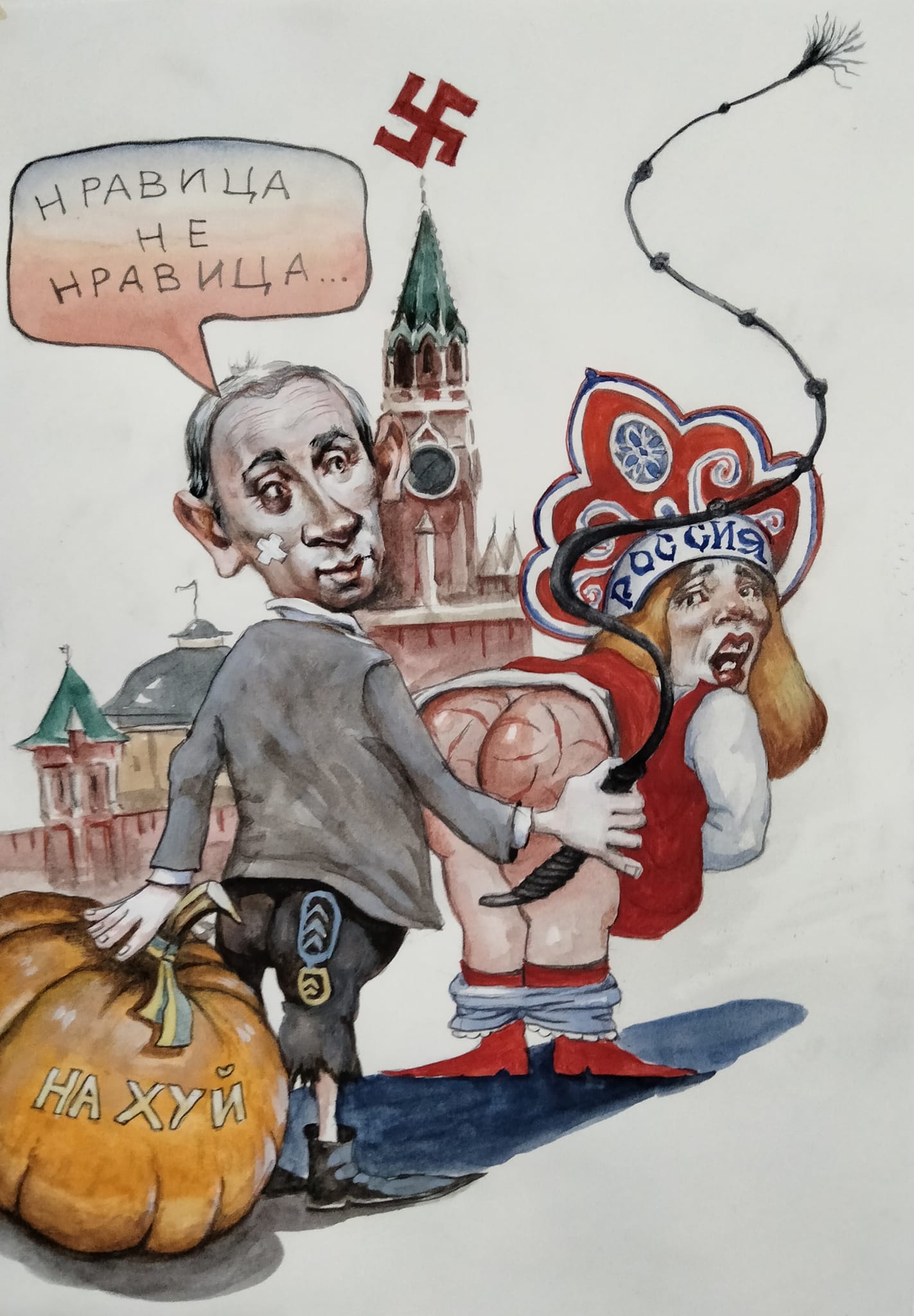 Новини Вінниці - фото з «Перемагати треба з усмішкою». Добірка карикатур від вінницького художника та історія їх створення