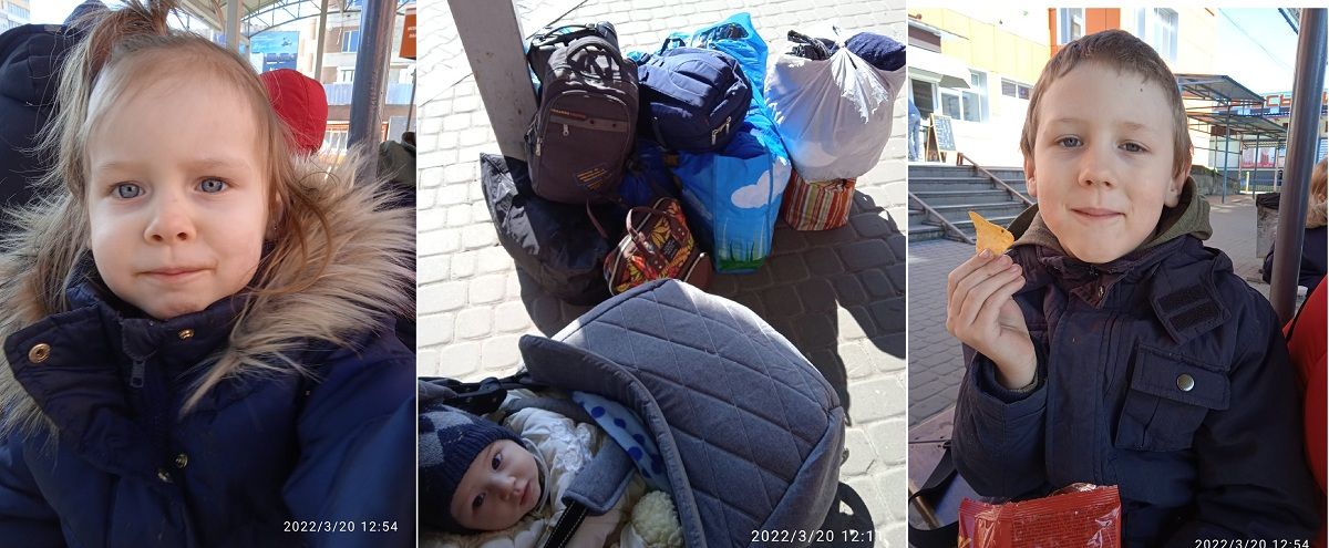 Новини Тернополя - фото з «У вас тут рай…» Мама з шістьма малими дітьми утікала з Чернігова у буді старої «газельки», коли гатили