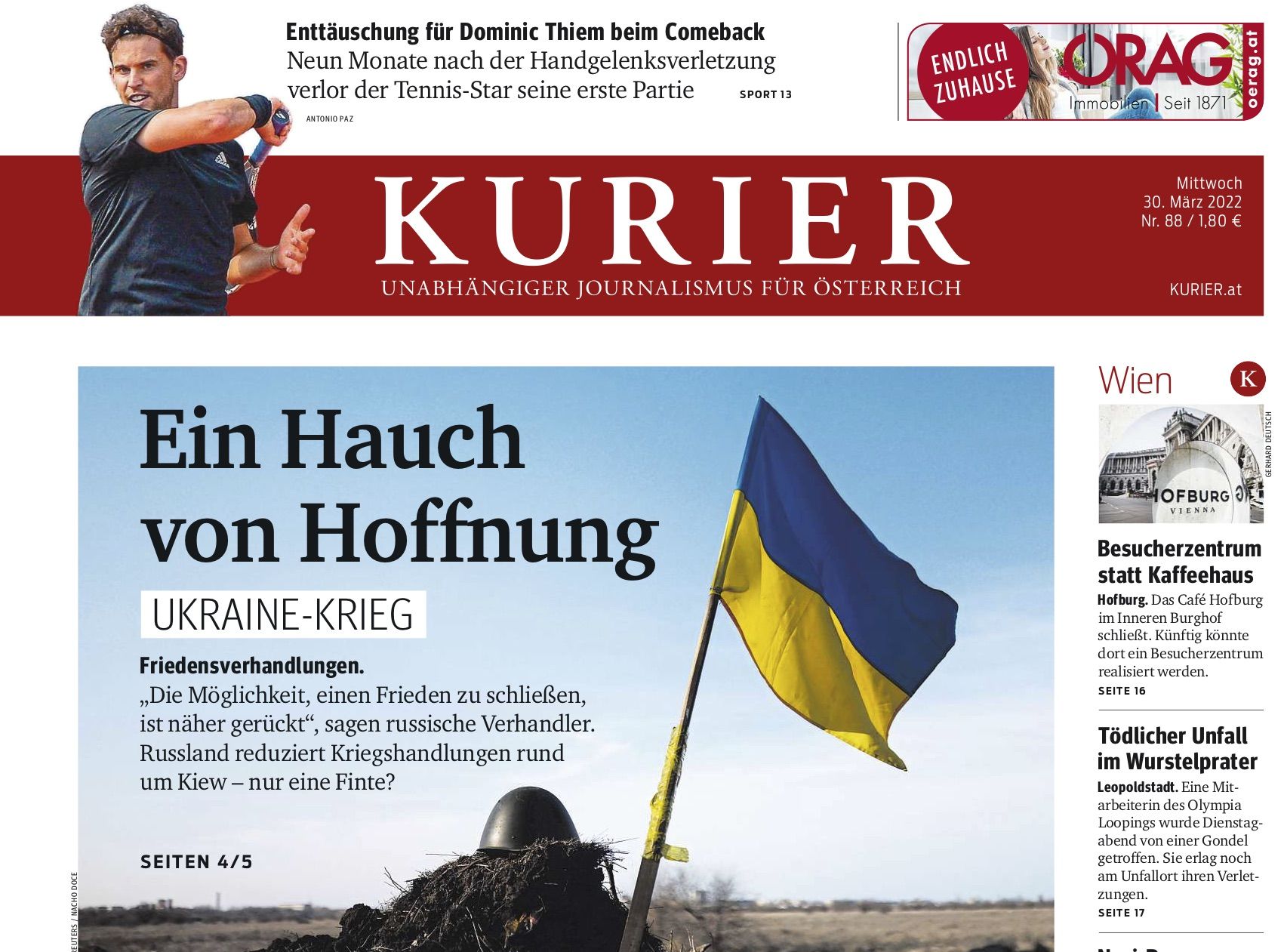 Новини Вінниці - фото з Перші шпальти 22 світових газет: що пишуть про війну в Україні? (Огляд преси)